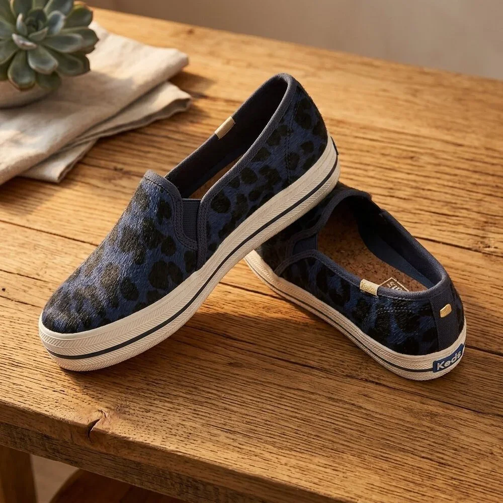 Keds x Kate Spade New York Champion Leopard Print – Size 7.5
